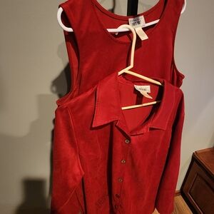 2 Piece David Dart Vintage Dress And Jacket Set